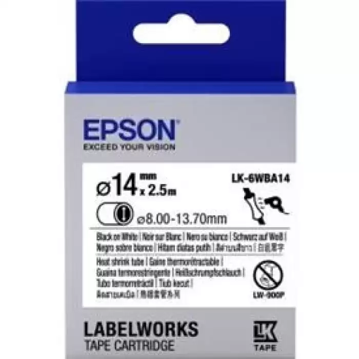 Epson Lk-7Wbn Standard Beyaz Üzeri Siyah 36Mm 9Metre Etiket