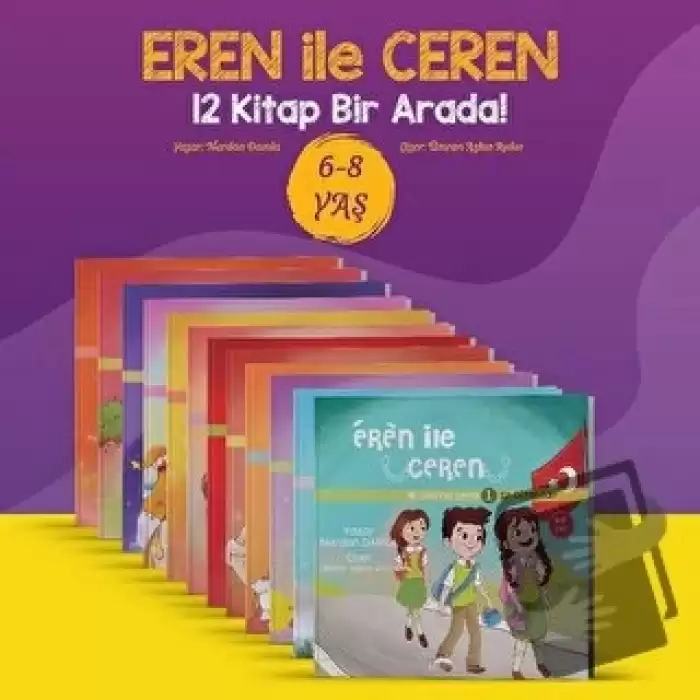 Eren İle Ceren İlk Okuma Serisi (12 Kitap Takım)