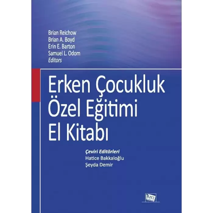 Erken Çocukluk özel Eğitimi El Kitabı