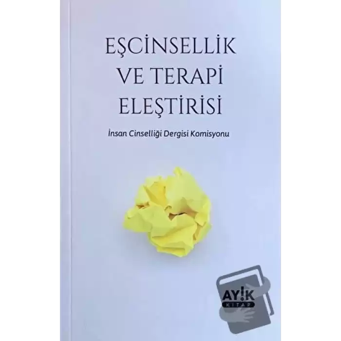 Eşcinsellik ve Terapi Eleştirisi