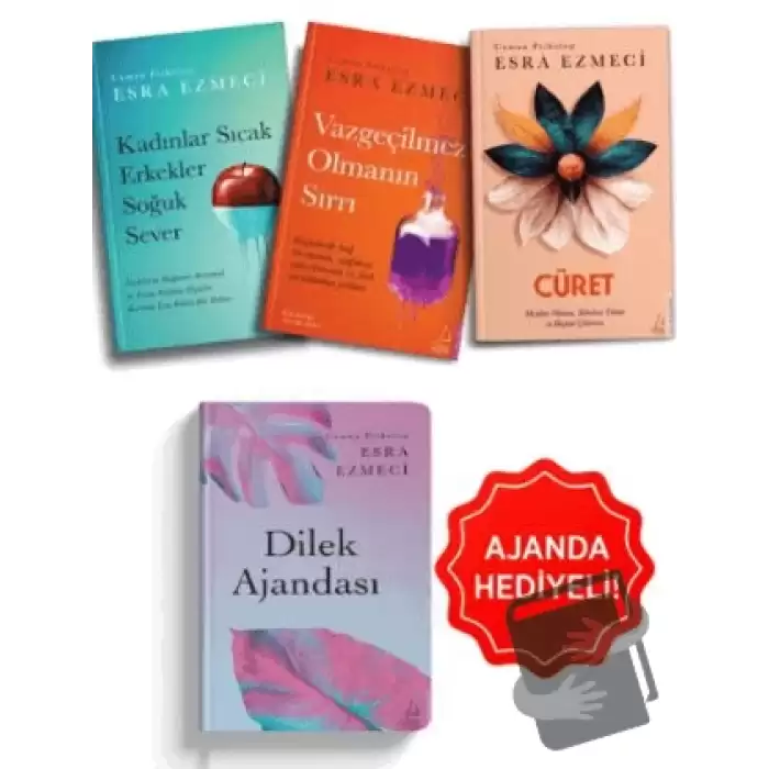 Esra Ezmeci İlişkiler Seti 3 Kitap Dilek Ajanda Hediyeli