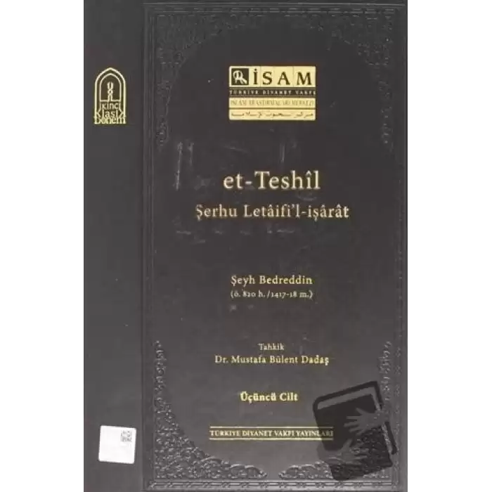 Et Teshil Şerhu Letaifil İşarat ( 3.Cilt ) (Ciltli)