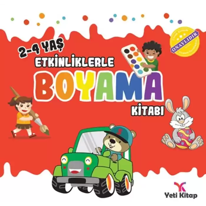 Etkinliklerle Boyama Kitabı 1 - (2-4 Yaş)