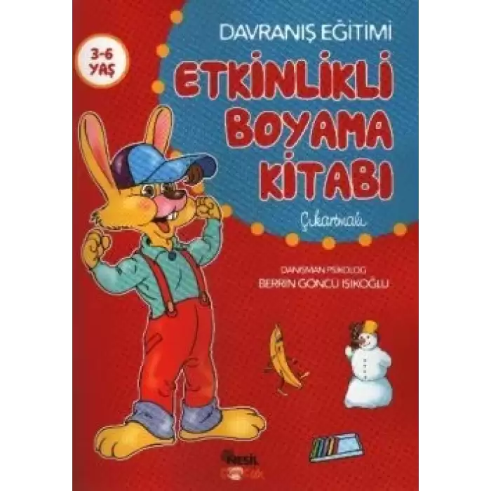 Etkinlikli Boyama Kitabı (Çıkartmalı)