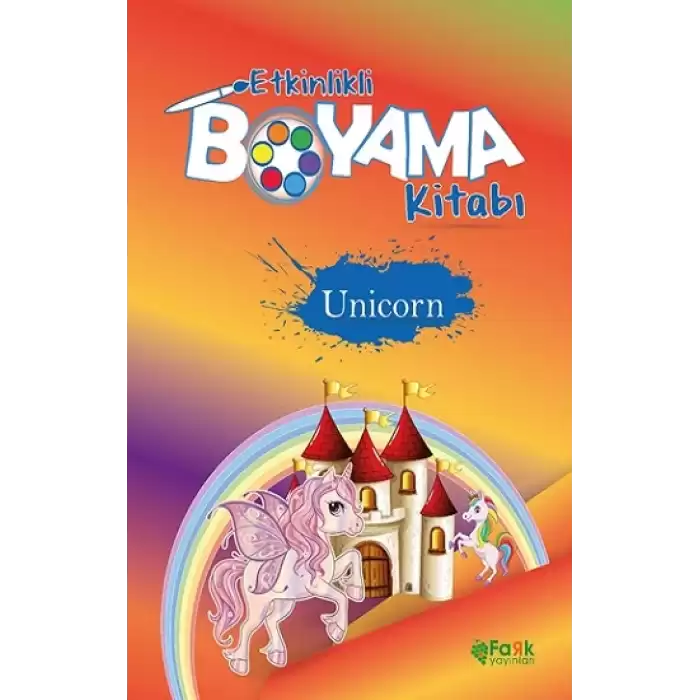 Etkinlikli Boyama Kitabı Unicorn