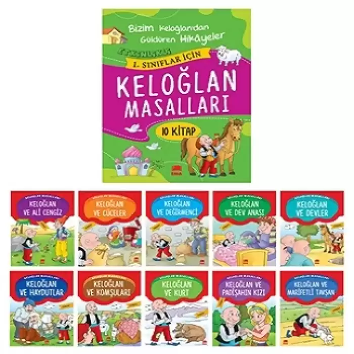 Etkinlikli Keloğlan Masalları(10 Kitap)