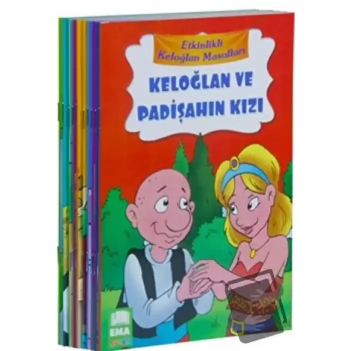 Etkinlikli Keloğlan Masalları Seti - 10 Kitap Takım Küçük Boy