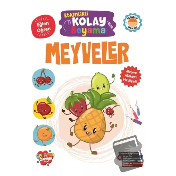 Etkinlikli Kolay Boyama – Meyveler