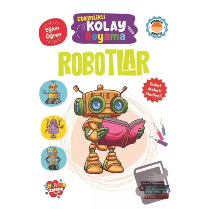 Etkinlikli Kolay Boyama – Robotlar