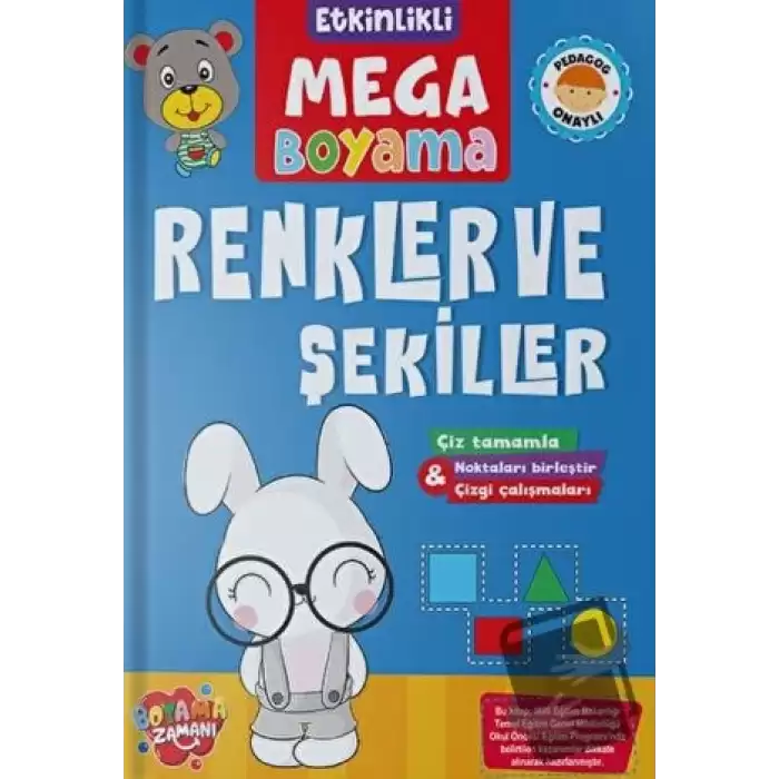 Etkinlikli Mega Boyama - Renkler ve Şekiller