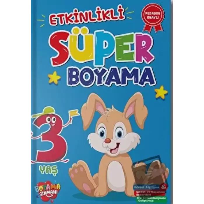 Etkinlikli Süper Boyama - 3 Yaş