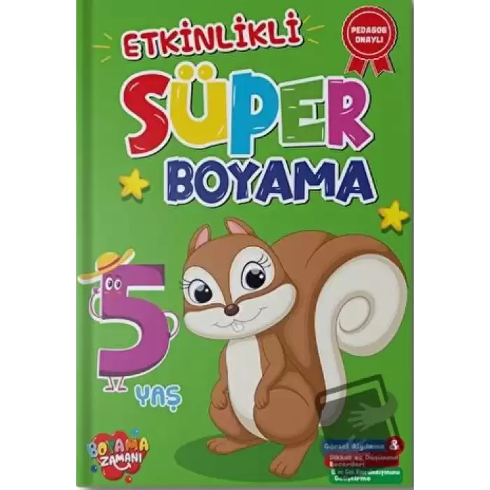 Etkinlikli Süper Boyama - 5 Yaş