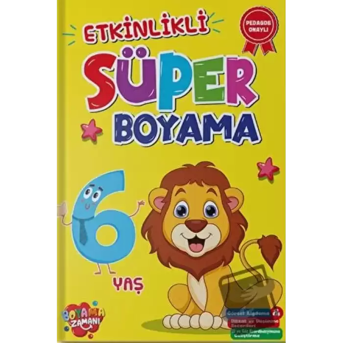 Etkinlikli Süper Boyama - 6 Yaş