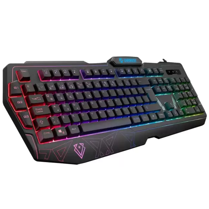 Everest Kb-Gx61 Formula Usb Rgb Aydınlatmalı 3 Makro Tuşlu Bilek Destekli Gaming Oyuncu Klavyesi