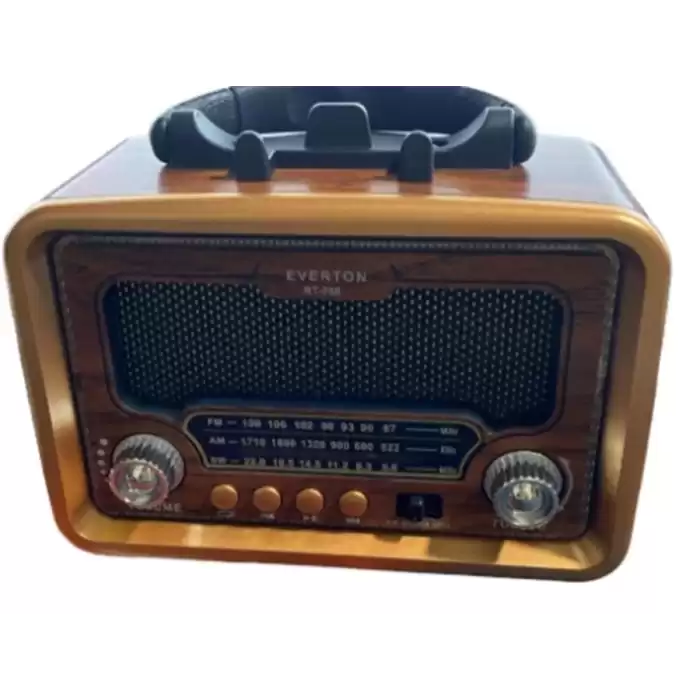 Everton Rt-768 Bluetooth  -Usb-Tf-Am-Fm-Sw-Tws-Usb Şarj Nostaljik Radyo