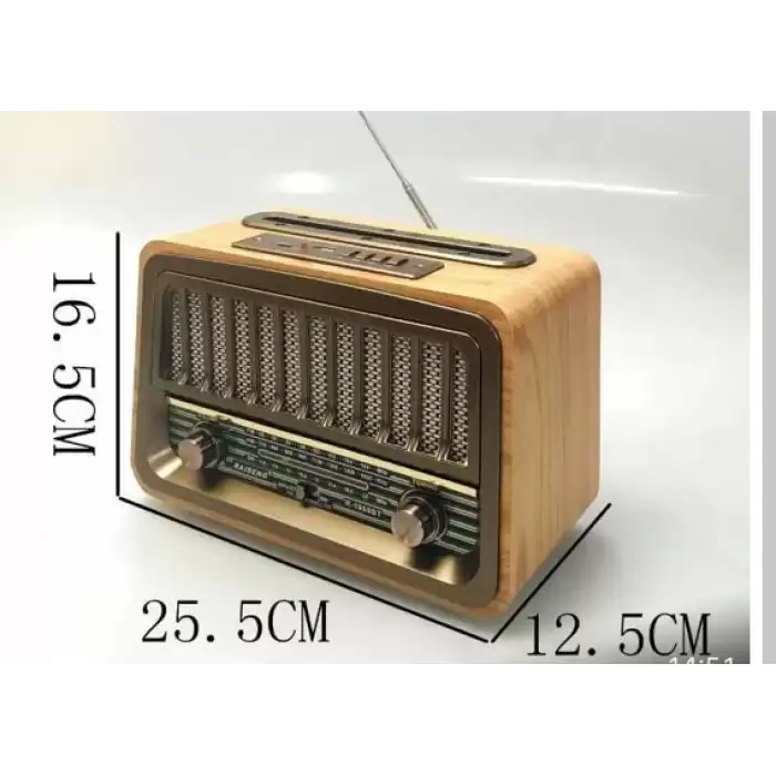 Everton Rt-833 Radyo-Tf Card-Usb-Kumandalı Nostaljik Radyo