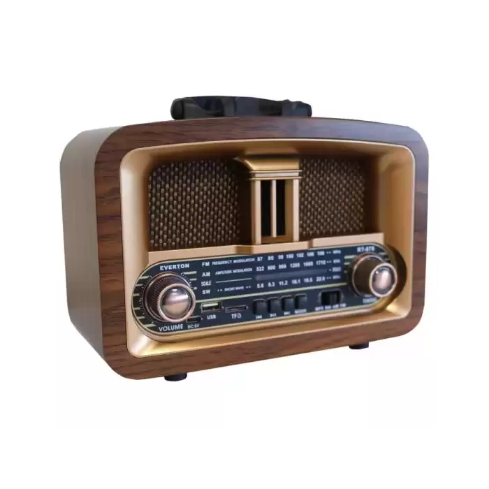 Everton Rt-876 Bluetooth Fm-Usb-Tf-Aux Şarjlı Nostaljik Radyo