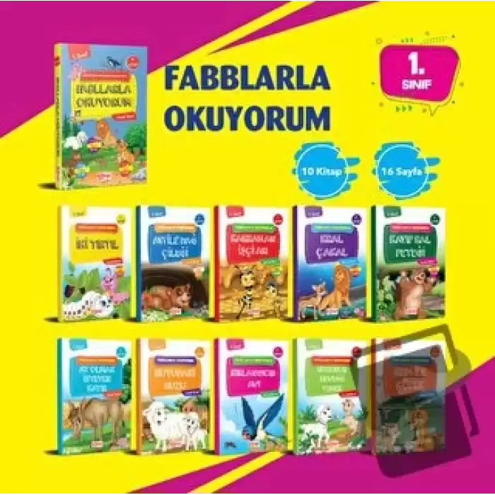 Fabllarla Okuyorum Serisi (10 Kitap)