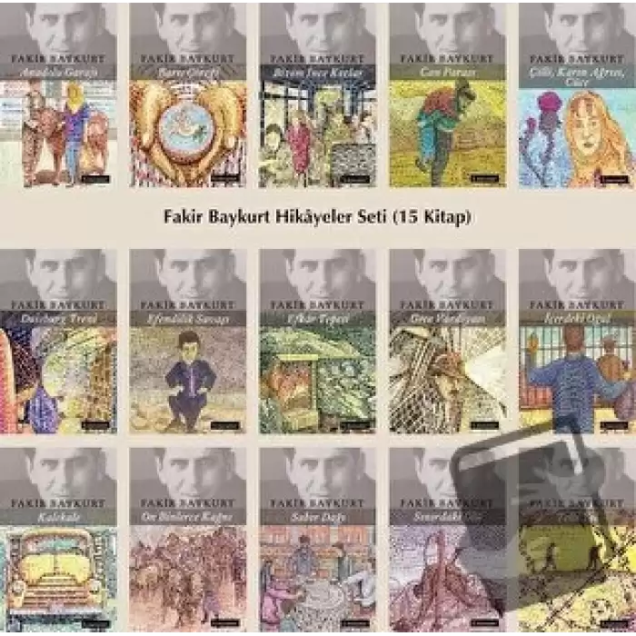 Fakir Baykurt Hikayeler Seti (15 Kitap Takım)