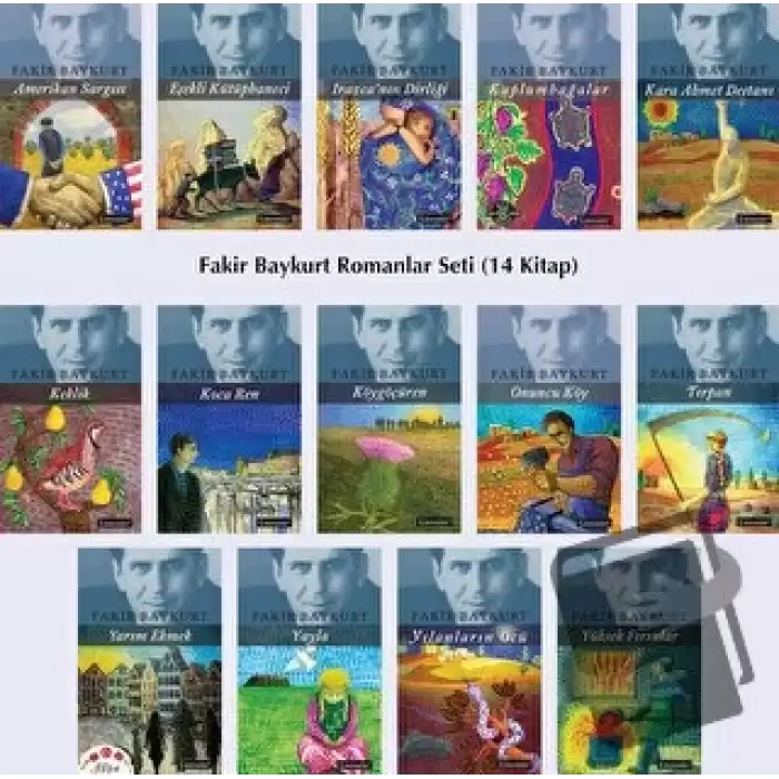 Fakir Baykurt Romanları Seti (14 Kitap Takım)