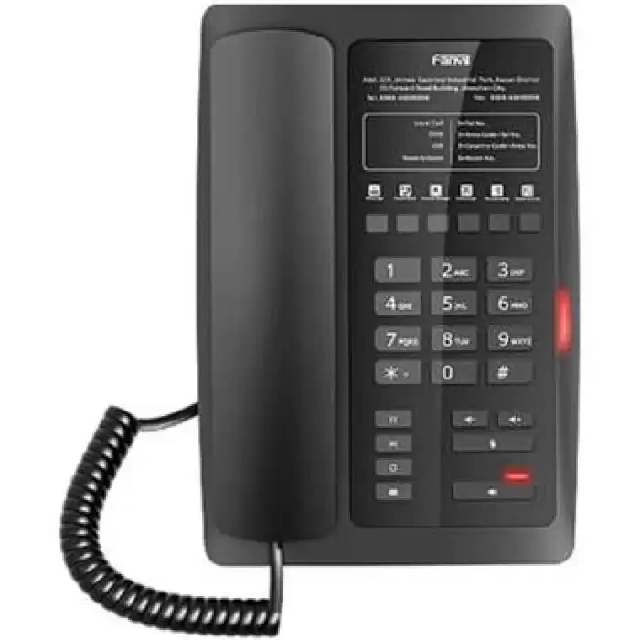 Fanvil H3 Ekransız Poe Otel Tipi Ip Telefon