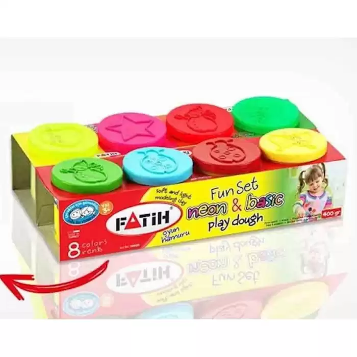 Fatih Oyun Hamuru Mini 8 Renk 400 Gr 50630