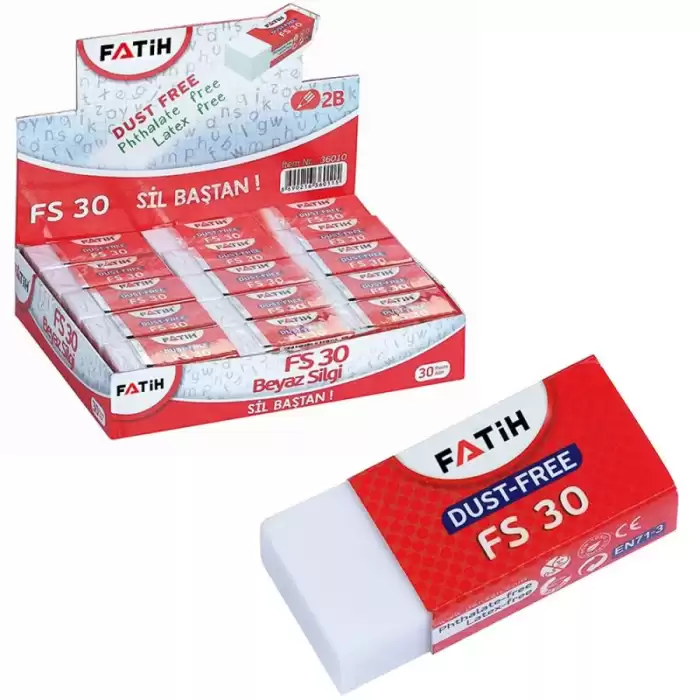 Fatih Silgi Beyaz Fs-30 - 30lu Paket