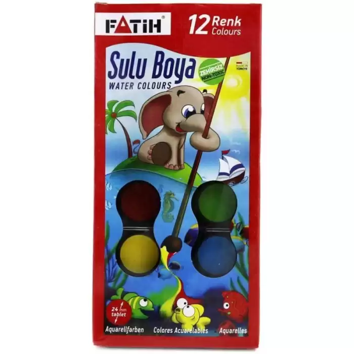 Fatih Sulu Boya Jumbo 12 Renk Js-12