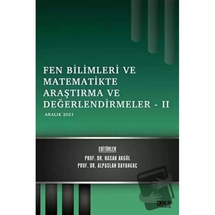 Fen Bilimleri ve Matematikte Araştırma ve Değerlendirmeler 2