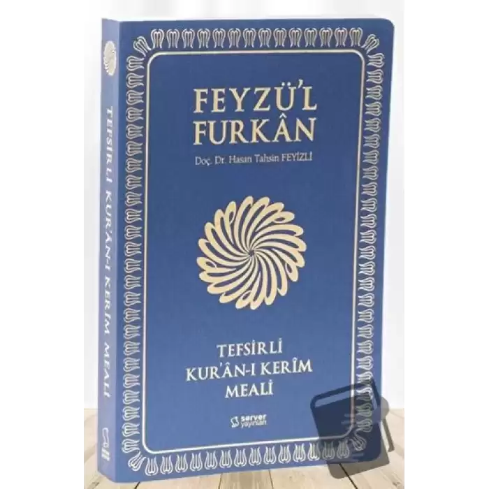 Feyzül Furkan Tefsirli Kuran-ı Kerim Meali (Büyük Boy - Tefsirli Meal - İNCE CİLT) LACİVERT