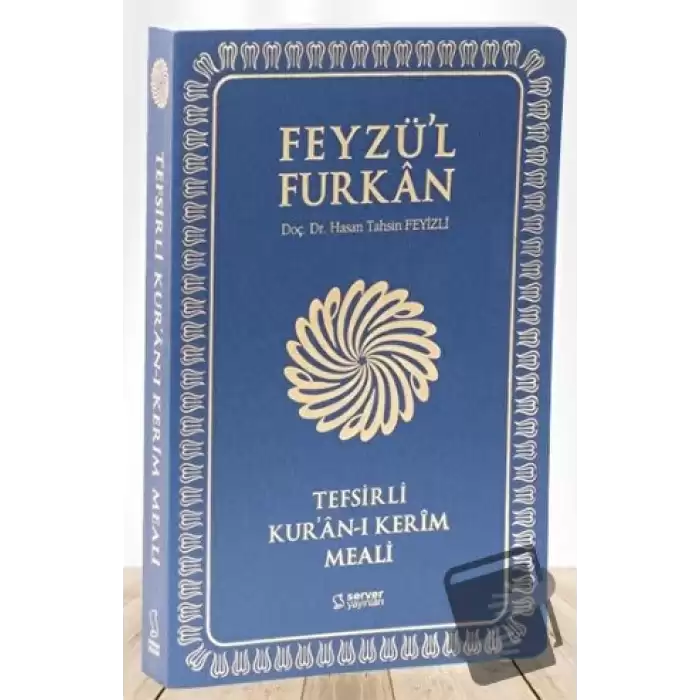 Feyzül Furkan Tefsirli Kuran-ı Kerim Meali (Orta Boy - Tefsirli Meal - İnce Cilt) - Lacivert