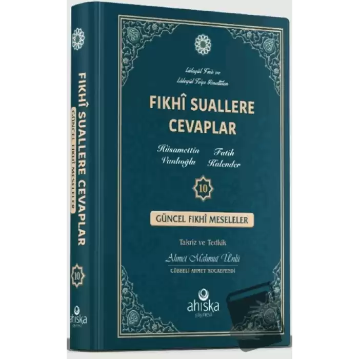 Fıkhi Suallere Cevaplar 10. Cilt (Ciltli)