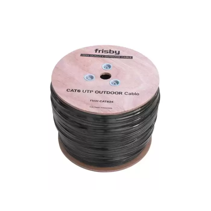 Frisby Fnw-Cat624 Cat 6 Utp Outdoor Kablo (305Mt) Dış Mekan Kalınlık: 0.58 Mm-23 Awg