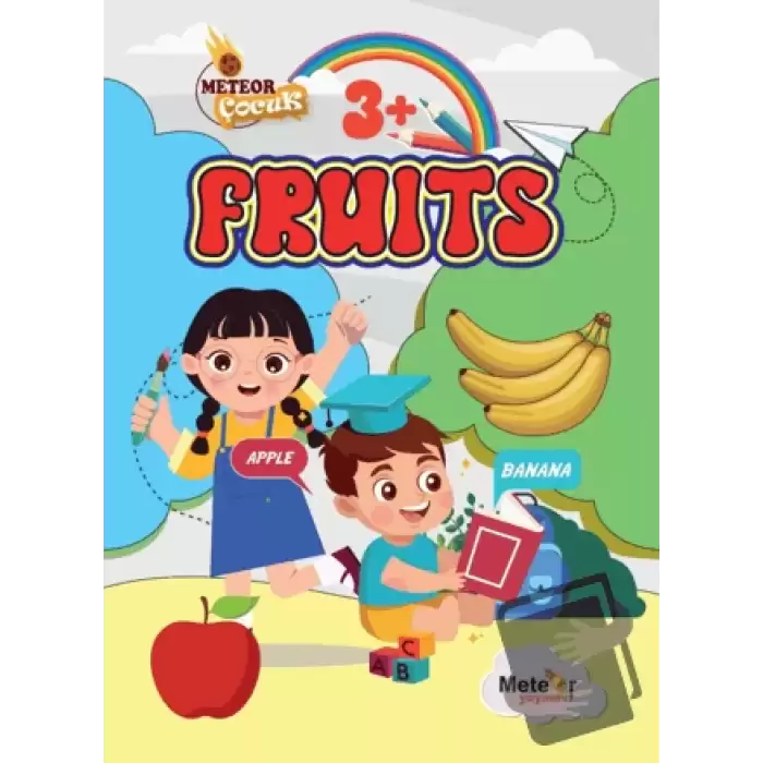 Fruits Türkçe-İngilizce Boyama Kitabı