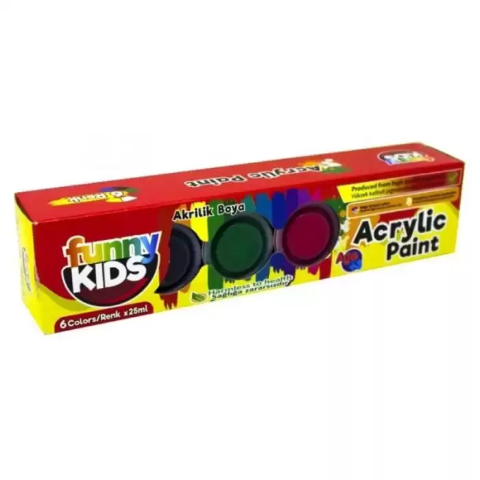 Funny Kids Akrilik 6 Lı Set 25 Ml