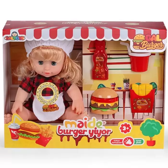 Galtoys Maide Burger Yiyor Türkçe Konuşan Bebek Glt1105