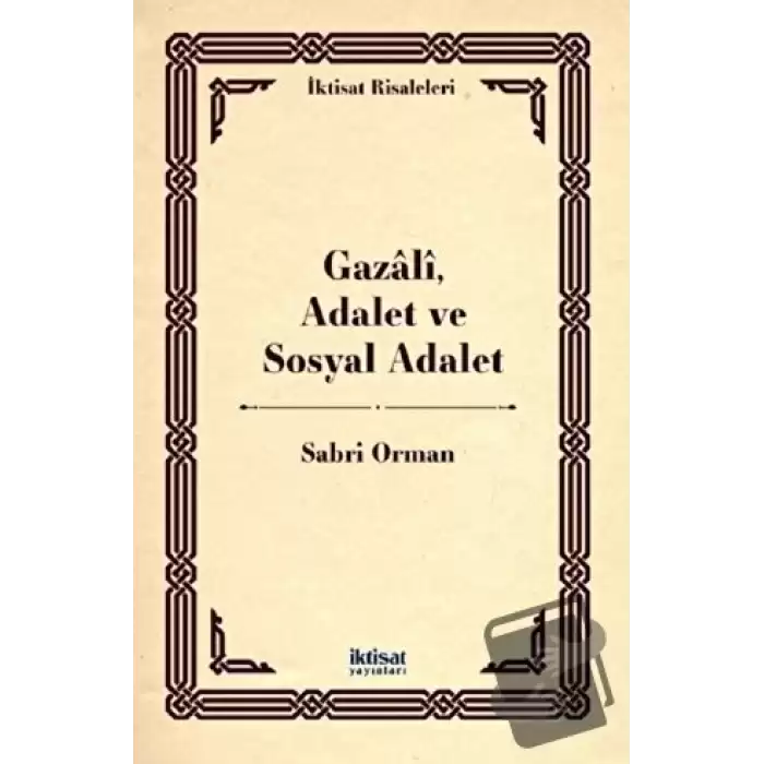 Gazali, Adalet ve Sosyal Adalet