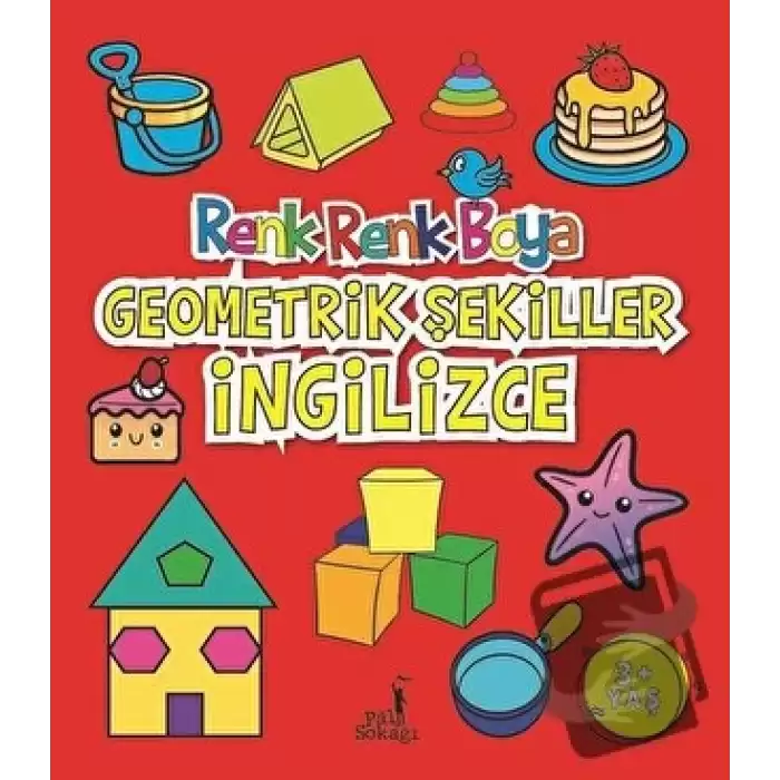 Geometrik Şekiller İngilizce - Renk Renk Boya