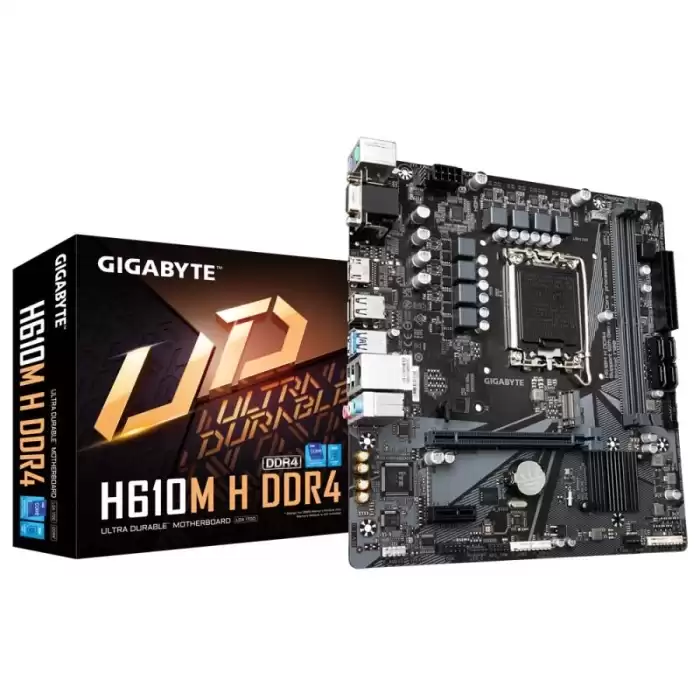 Gigabyte H610M H V2 Ddr4 M2 Pcie Nvme Hdmi Pcie 16X V4.0 1700P Matx Anakart