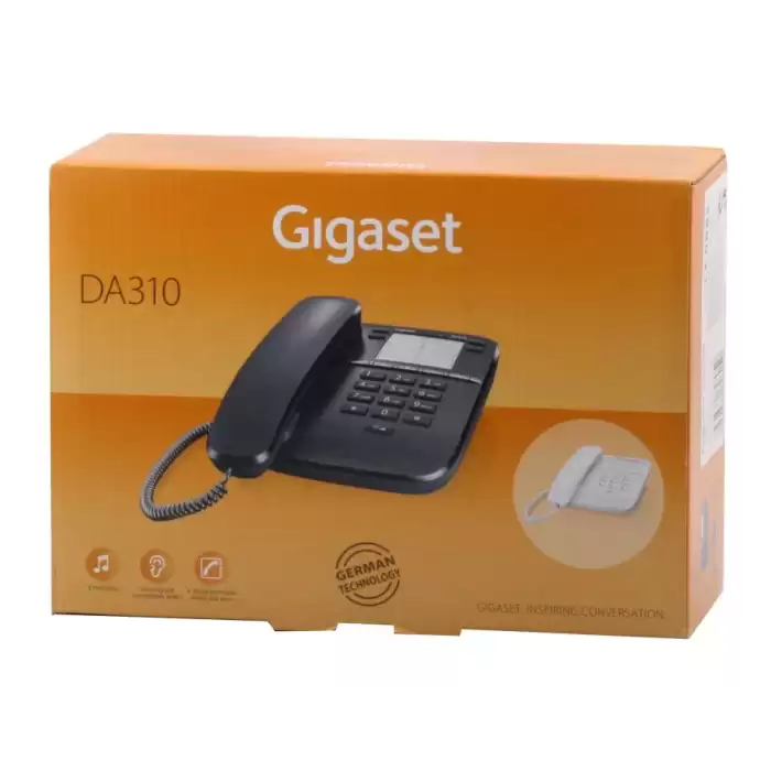 Gigaset Da310 Siyah Masa Üstü Telefon