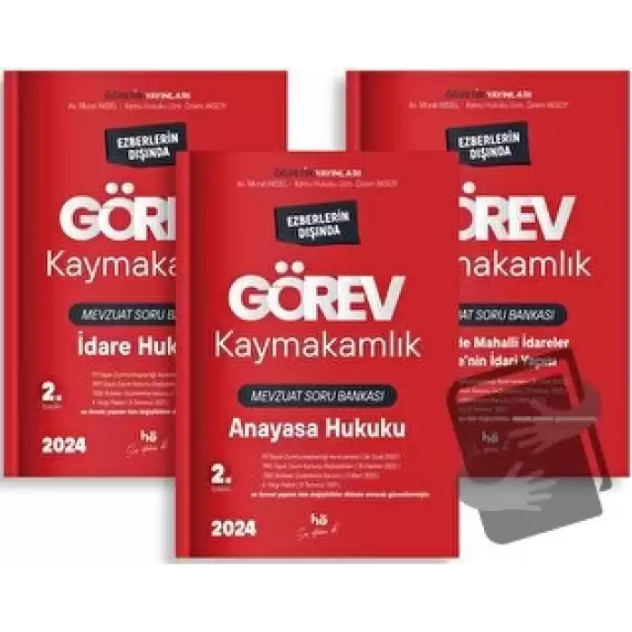 Görev Kaymakamlık Mevzuat Soru Bankası (3 Kitap)