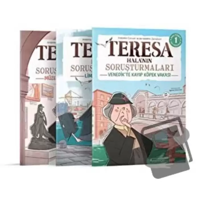 Görsel, Mantıksal ve Bilişsel Beceri Etkinlik Seti (7-9 Yaş) - Teresa Halanın Soruşturmaları 1-2-3 (Çıkartmalı)