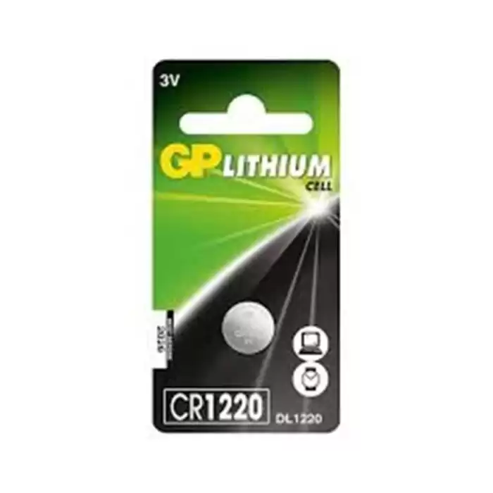 Gp Cr1220-U1 3V Lityum Düğme Pil Tekli Paket