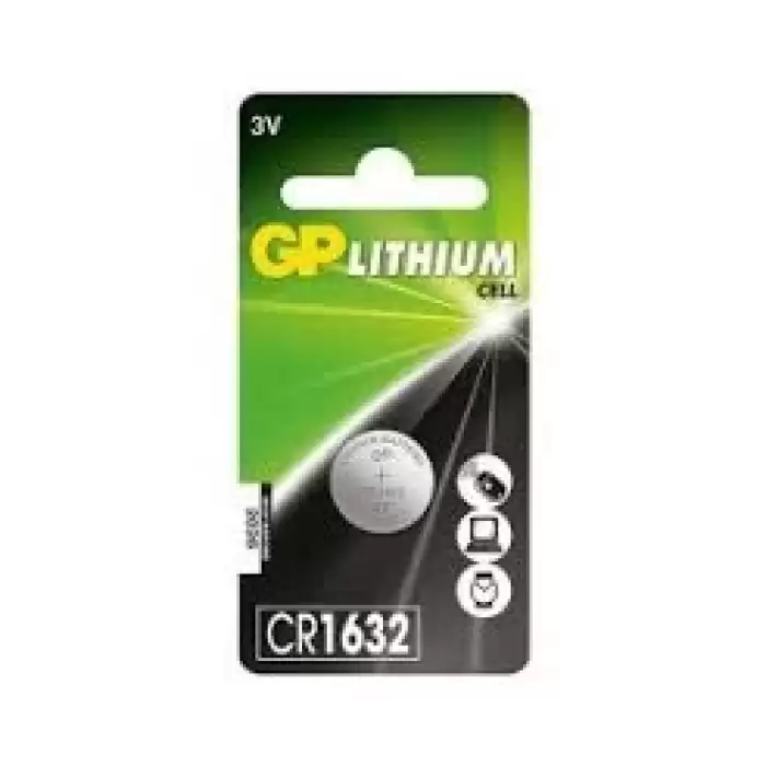 Gp Cr1632-U1 3V Lityum Düğme Pil Tekli Paket