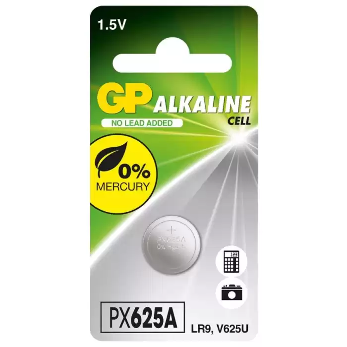 Gp Gppx625A-2C1 Alkalin Tekli Blister Lr9 Araç Kumanda Pili