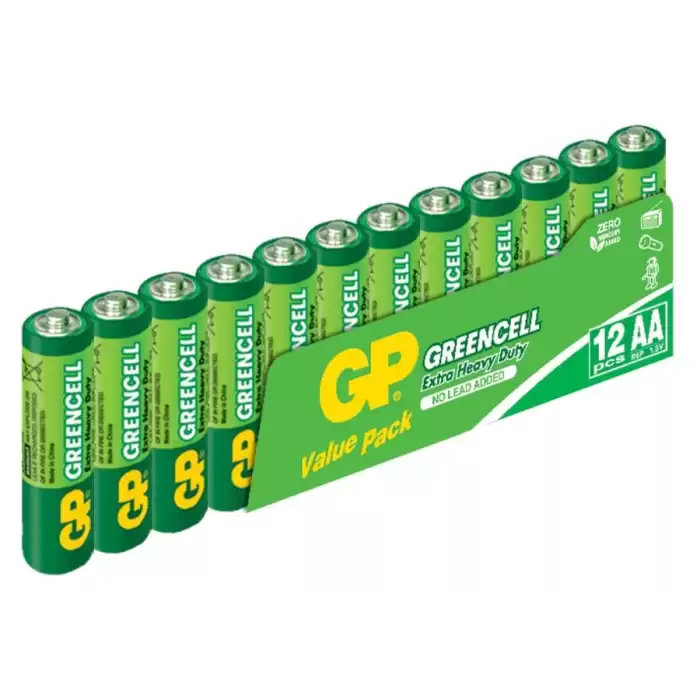 Gp Greencel R6 Aa Boy Çinko Kalem Pil 12Li Paket Gp15G-Vs12