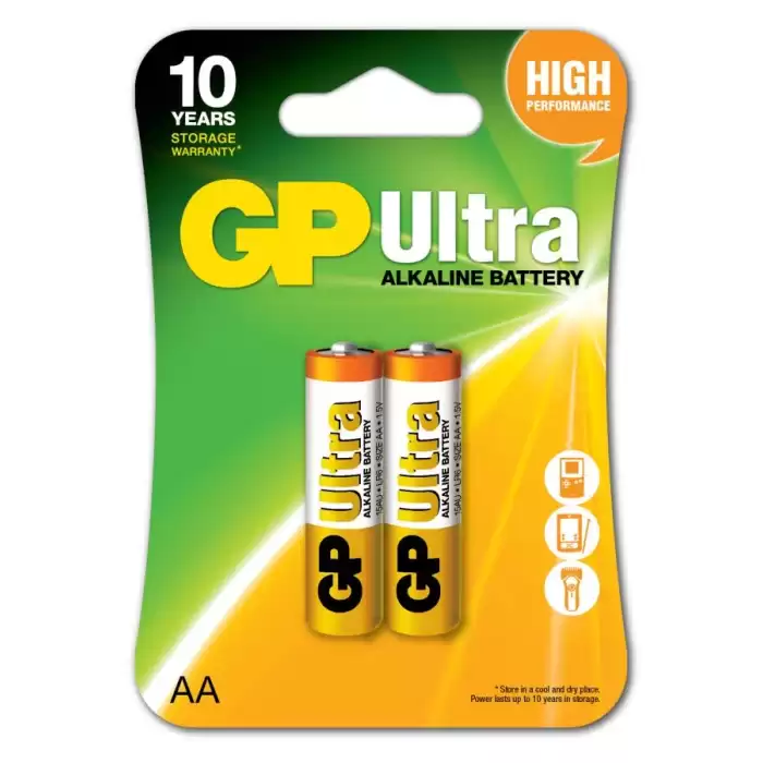 Gp Lr6 Aa Boy Ultra Alkalin Kalem Pil 2Li Paket Gp15Au-U2