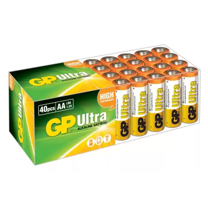 Gp Lr6 Aa Boy Ultra Alkalin Kalem Pil 40Lı Paket Gp15Au-2B40