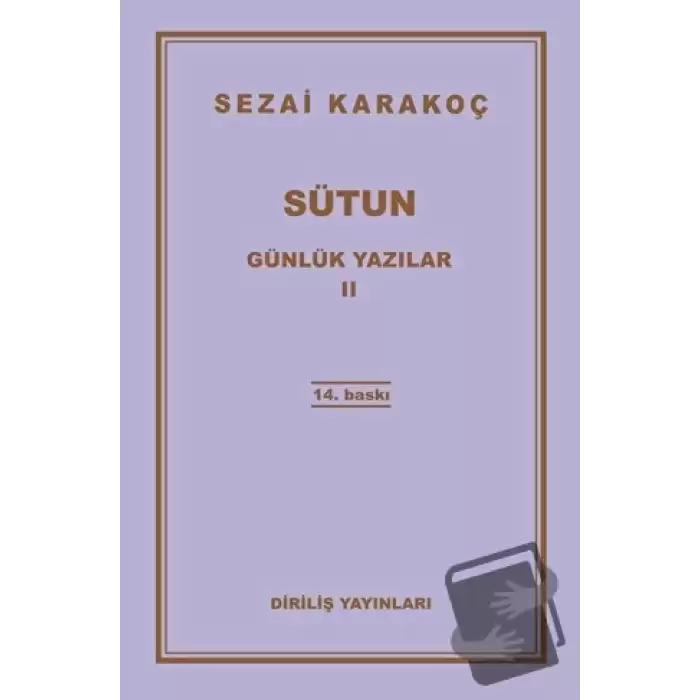 Günlük Yazılar 2 - Sütun