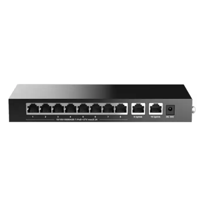 H3C Magic Bs210T-Hp 8 Port Poe+ 2 Port Uplink 10-100-1000 Mbps 110W Metal Kasa Swich